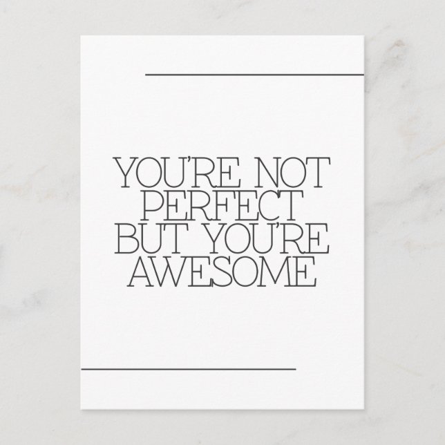 Motivation inspiration, ord av vishet. vykort (Framsida)