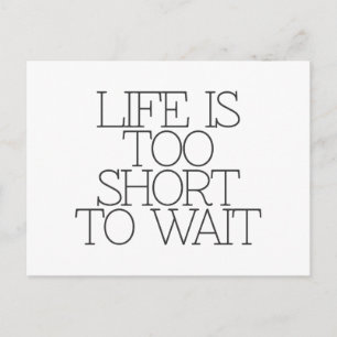 Motivation inspiration, ord av vishet. vykort