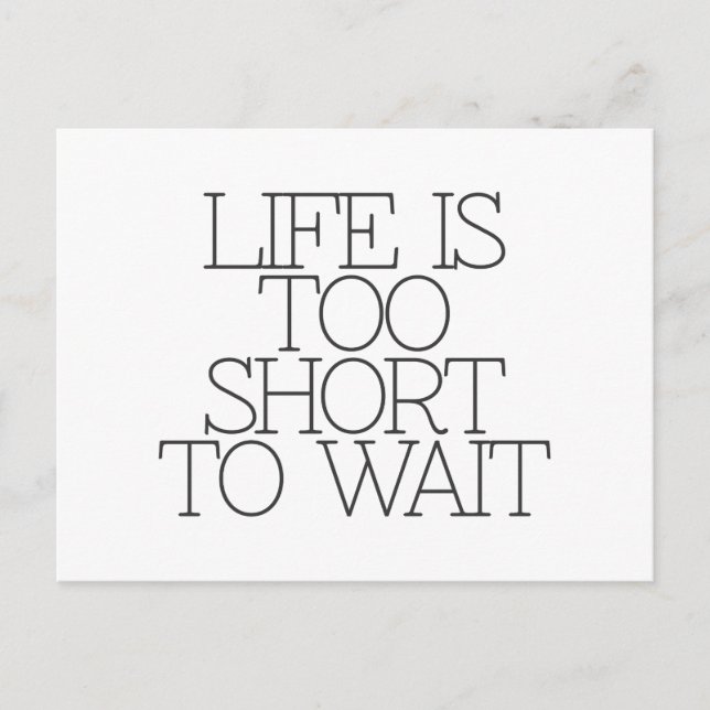 Motivation inspiration, ord av vishet. vykort (Framsida)