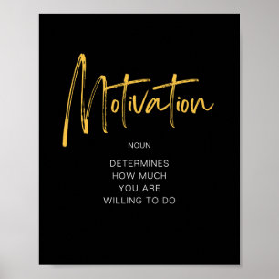 Motivation inspirationsoffert poster