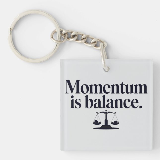 Motivation "Momentum is Balance" - Typographie (Framsidan)