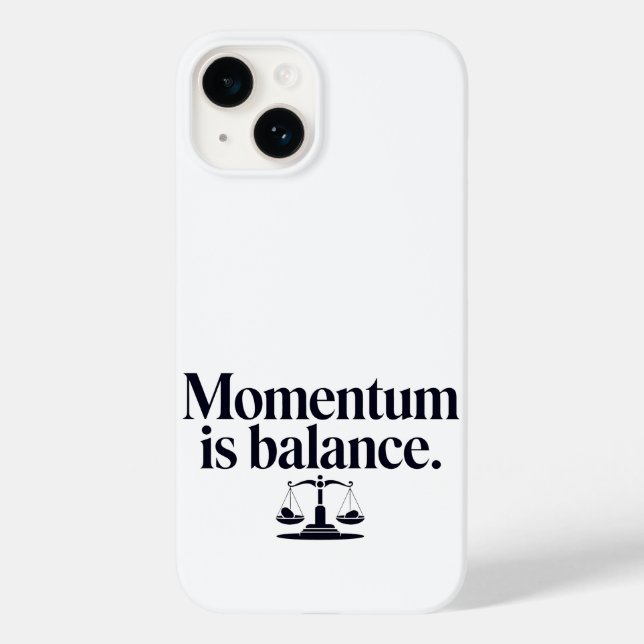 Motivation "Momentum is Balance" - Typographie (Baksida)