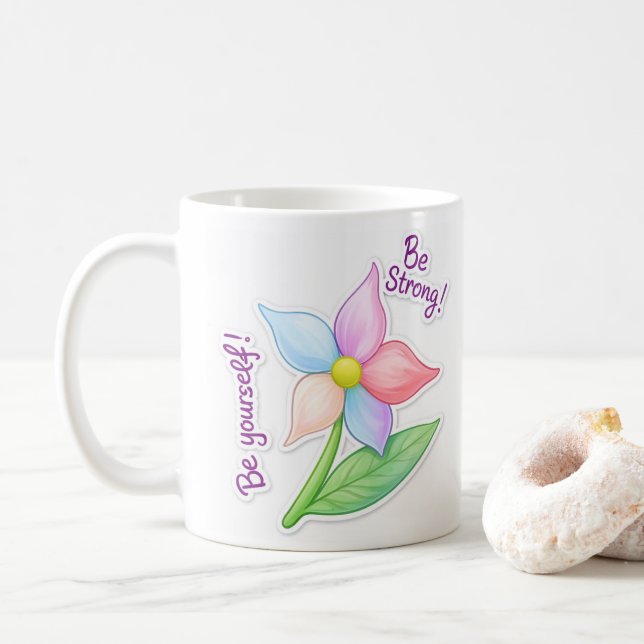 Motivation mug kaffemugg (Med munk)