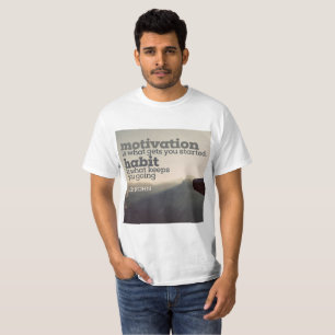 Motivation och vana av Jim Rohn T-shirt
