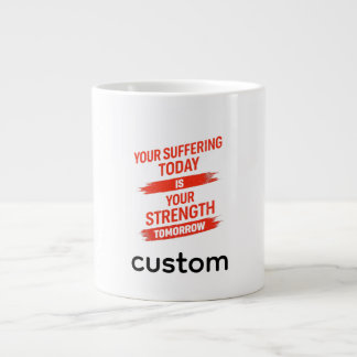 Motivation Quote Design Jumbo Mugg