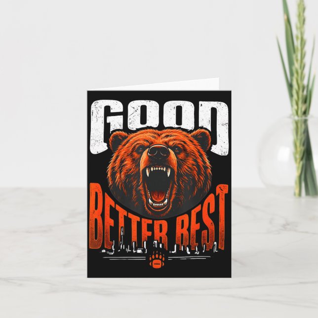 Motivation Saying Bears Good Better Never Let It R Kort (Framsida)