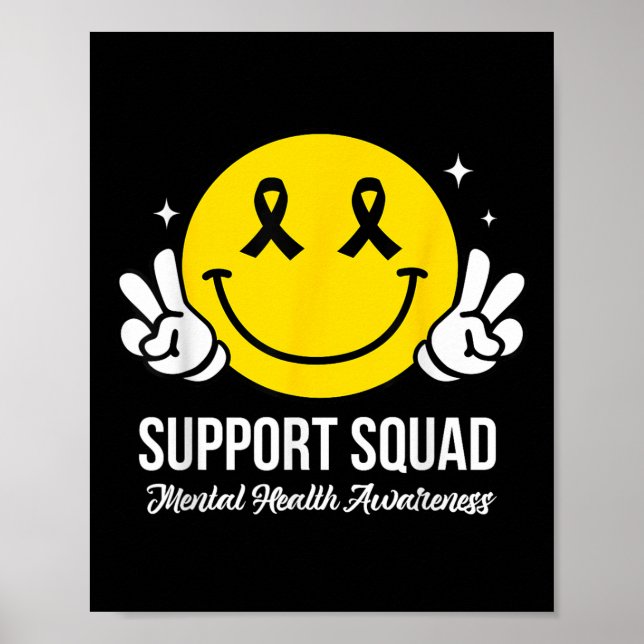 Motivation Support Squad Mental Health Awareness M Poster (Framsidan)