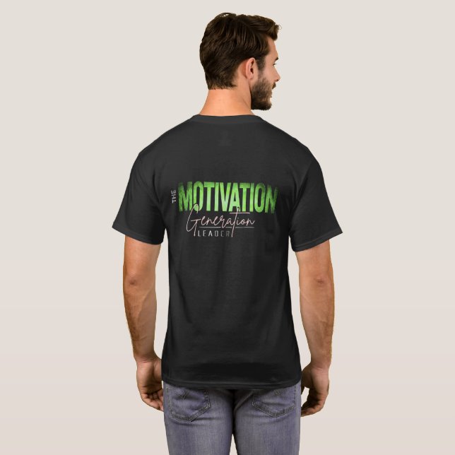 MOTIVATION t-shirt inspirerande för henne cool (Hel baksida)
