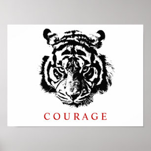 Motivation Tiger Inspirational Poster