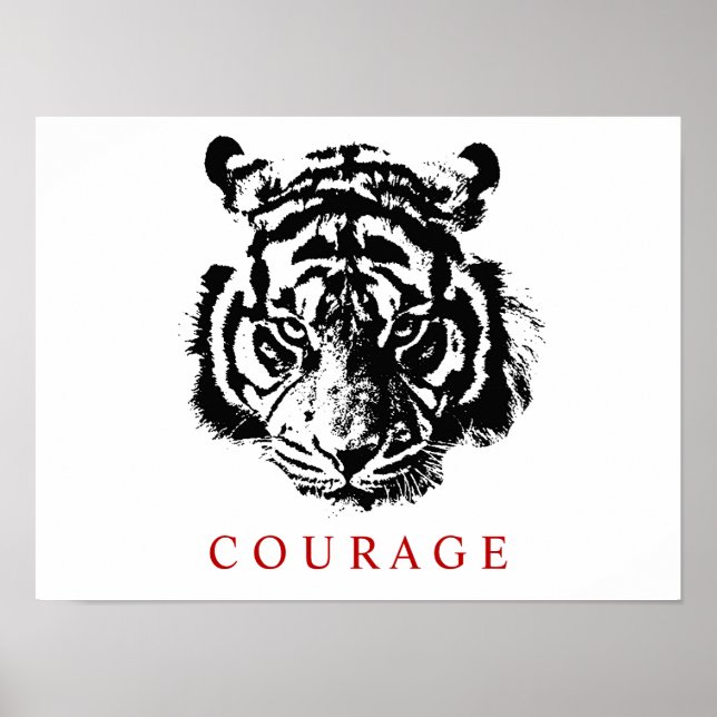 Motivation Tiger Inspirational Poster (Framsidan)