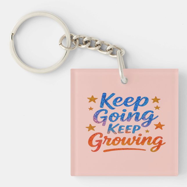 Motivational Acrylic Keychain for Women  (Framsidan)