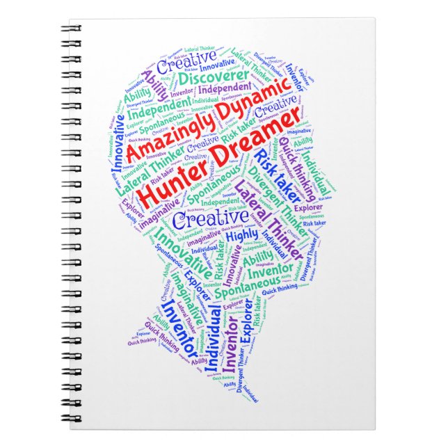 Motivational ADHD-fotoanteckningsbok Anteckningsbok Med Spiral (Framsidan)