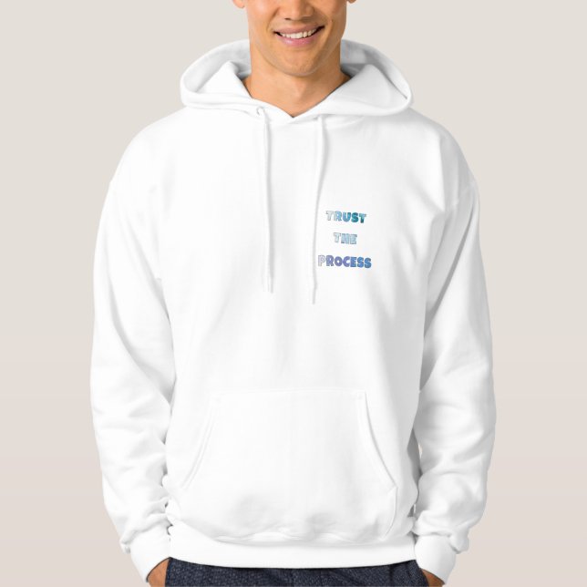 Motivational Aesthetic – Trust The Process Hoodie (Framsida)