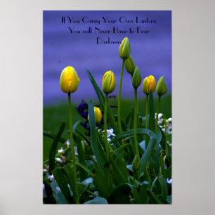 Motivational Affisch-Är ditt egna ljust Poster