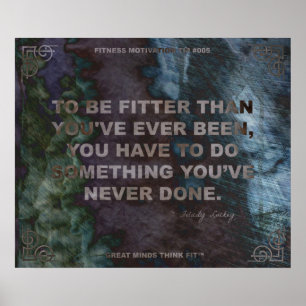 Motivational affisch för konditioncitationstecknet
