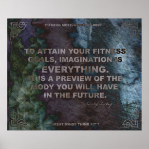 Motivational affisch för konditioncitationstecknet