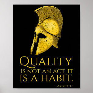 Motivational Ancient Greece Philosophy - Aristotel Poster