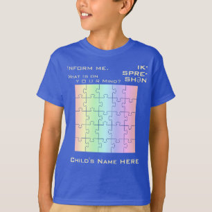 Motivational Autism Awareness Expression, Rainbow T Shirt