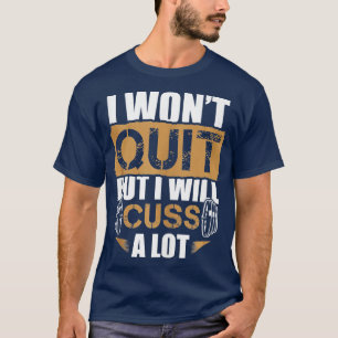 Motivational Barbell Workout Gym Ord ank op T Shirt