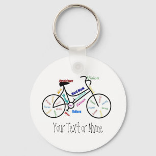 Motivational Bike, Bicycle, Cycling, Sport, Hobby Nyckelring