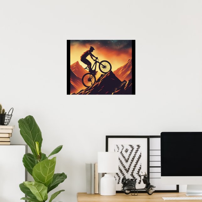 Motivational Bike, Bicycle, Cycling, Sport, Hobby Poster (Hemmakontoret)