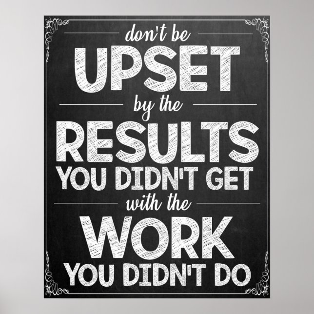 Motivational Black and White Classroom Poster (Framsidan)