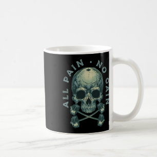 Motivational Bodybuilding Gym Älskare Weightlyfter Kaffemugg