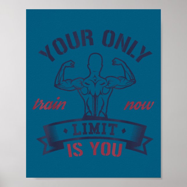 Motivational Bodybuilding  Poster (Framsidan)