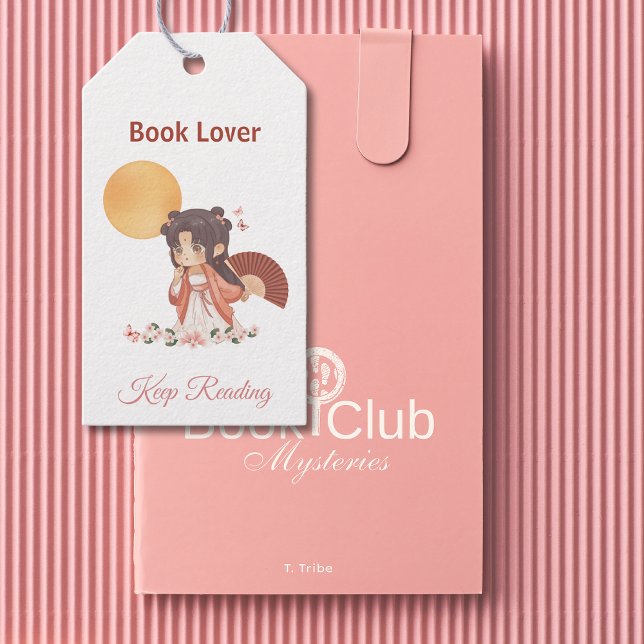 Motivational Bookmark School Stationery Presentetikett (Back to School Book Club Book Lover Bookmark Gift Tag)