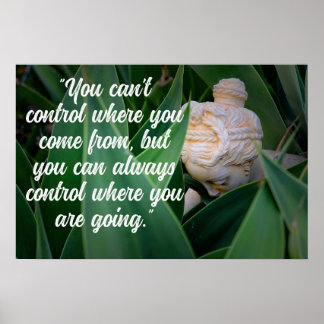 Motivational Buddha Poster