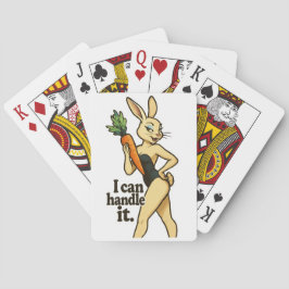 Motivational Bunny Playing Cards – “I Can Handle Casinokort