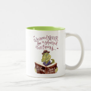 Motivational Charles Dickens Två-Tonad Mugg