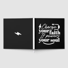 Motivational Christian Quote – Charge Your Faith Gästböcker