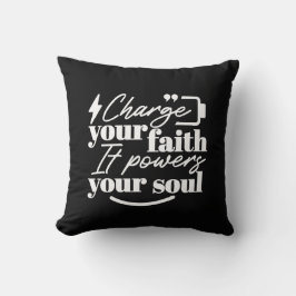 Motivational Christian Quote – Charge Your Faith Kudde