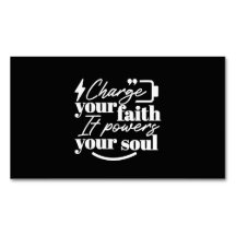 Motivational Christian Quote – Charge Your Faith