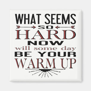 Motivational citationstecken för konditiondans magnet