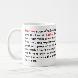 Motivational citationstecken kaffemugg