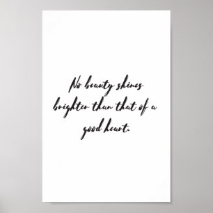 Motivational citationsteckenaffisch poster