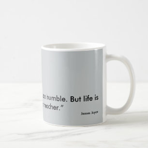 Motivational citationsteckenmugg - James Joyce Kaffemugg