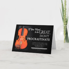 Motivational citationsteckenstudenter av musik - kort