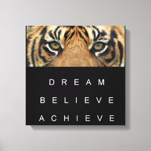 Motivational coola för prestation för canvastryck