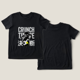Motivational Crunch Time Soccer Cat For Athletes  T Shirt