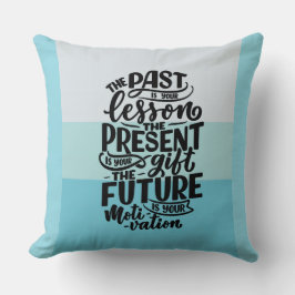 Motivational cushion kudde