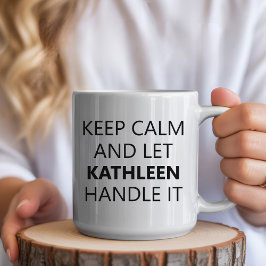 Motivational Custom Name Mug for Women or Men Kaffemugg