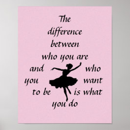 "Motivational Dancer" Poster