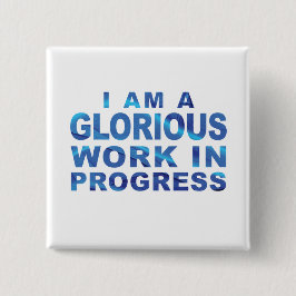 Motivational, Empowering, Uplifting Button Knapp