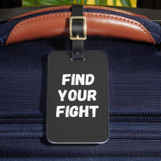 Motivational Find Your Fight Quote Art Bagagebricka