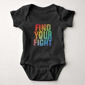 Motivational Find Your Fight Quote Art T Shirt