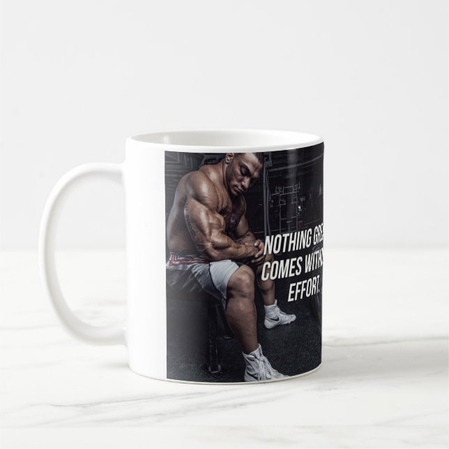 Motivational Fitness Gym Kaffemugg (Vänster)