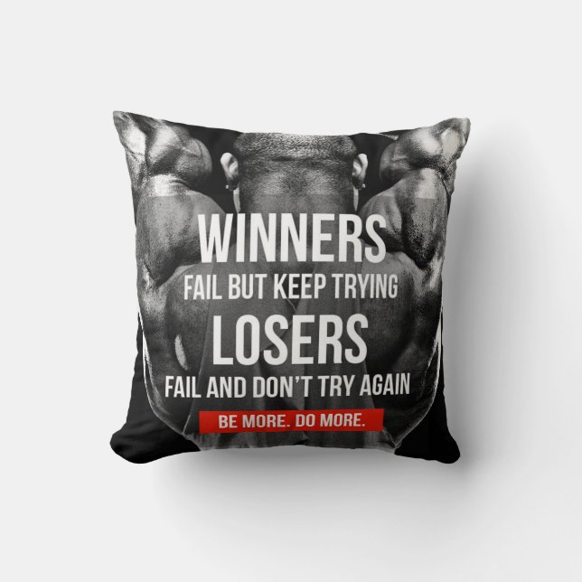 Motivational Fitness Gym Kudde (Framsida)